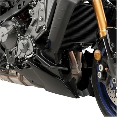 Plaque de protection carters de moto MT-09 protégeant des projections - 3
