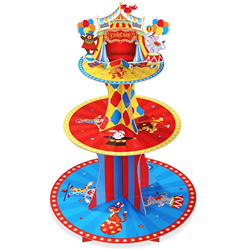 Plateau à gâteaux tente de cirque pour une décoration de table festive