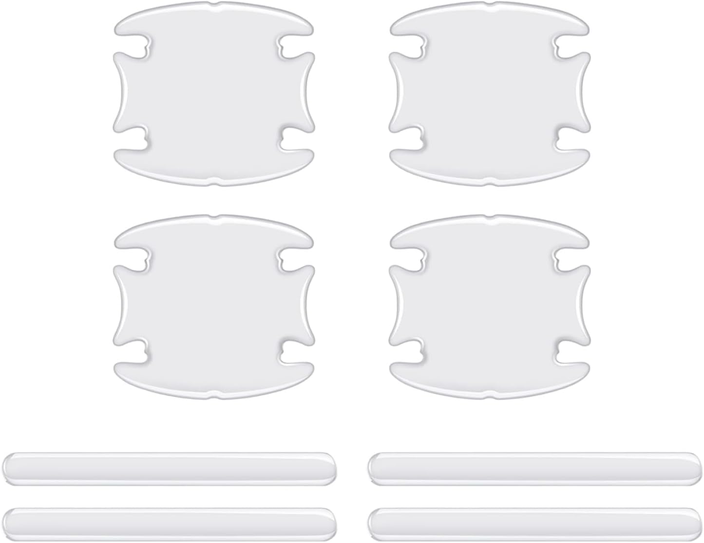 dtwdong 8PCS Clear Car Door Handle Protector Sticker for BMW iX1 (U11 BEV) 2022-2025, Anti-Scratch Guard for Door Cup Bowl, Strong Adhesive Paint Protection