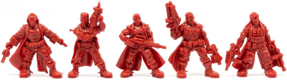 Fantasy Battles Creature Mini Action Figure Playset- Space Rebels 2 ʺ Fantasy Figures - XL 1/32nd Scale DND 5 pcs Characters Accessories RPGs and DM Soldiers