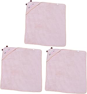 ibasenice 3 Peças Toalha De Praia Infantil Toalha De Bebê Com Capuz Toalhas De Bebê Com Capuz Toalhas Para Crianças Toalha Poncho Crianças Praia Toalha De Banho Com Capuz Roupão Infantil