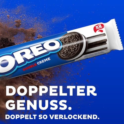 OREO Double Chocolate, Kekse mit Vanille-Crème-Füllung, 157 g (16er-Pack) – Ansicht 4