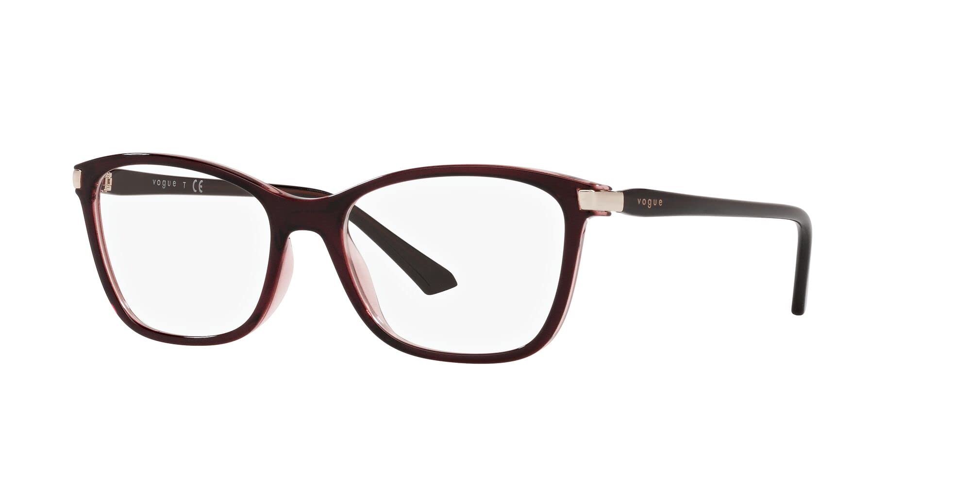 Vogue VO5378 2907 53-17-140 damskie okulary korekcyjne brązowe różowe, Brązowy, 53
