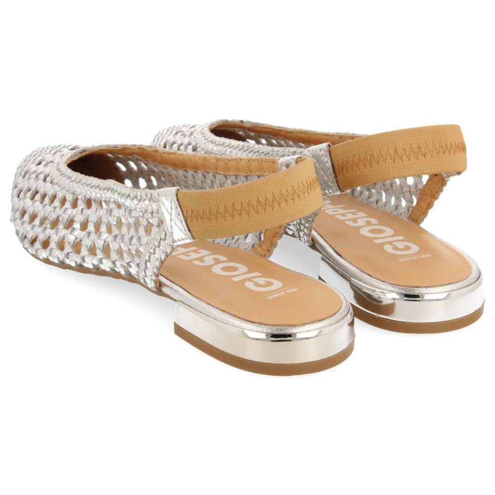 GIOSEPPO Ballerines TRESSÉES en Cuir DE Couleur Noire pour Femme GUATAVITA