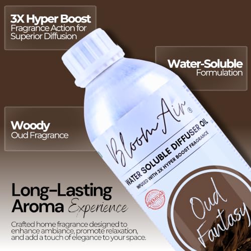 Image of Oud Fantasy Diffuser Oil for Home Fragrance, 1 Litre Refill