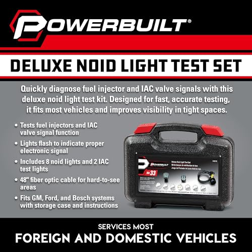 Powerbuilt Deluxe Fuel Injection Test Kit