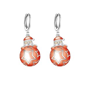 LYGBAOFUL Hoop Earrings For Women – S Hoop Earrings Creative Enamel Pendant Earrings Handmade Earrings Accessory s For Women