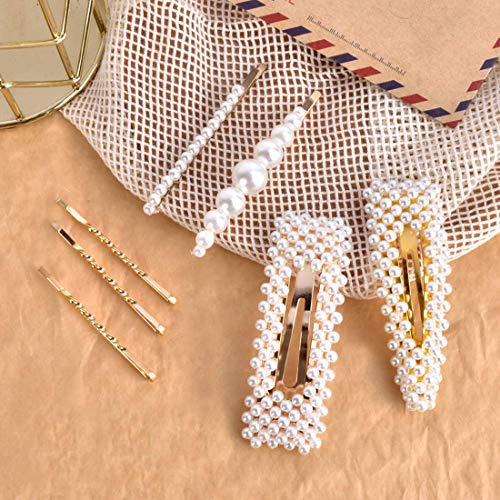 Gracious Pearl Plated Hairclip, Elegant Accessory