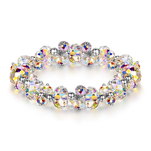 Susan Y Regalos día de la Madre Pulsera Mujer con Cristales de Swarovski bisutería con Caja de Regalo Joyas para niñas Madre Aniversario Ella día de San valentín