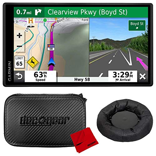 Garmin DriveSmart 55 & Traffic 5.5" Display GPS Navigator with Case and Mount