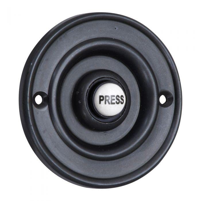 Black Round 76mm 3" Diameter Traditional Bell Press with China Push