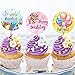 Fancy Land Watercolor Happy Birthday Stickers Perforated 500 Pcs Per Roll for Kids Party Decoration 1.5 Inches Round