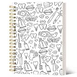 SJDFCSA Dentist Gift Notebook Journal, Dental Assistant Hygienist Gifts Journal for Women, Dental Gifts for Women, Dentist Spiral Notebook 5.5x8.3 Inch