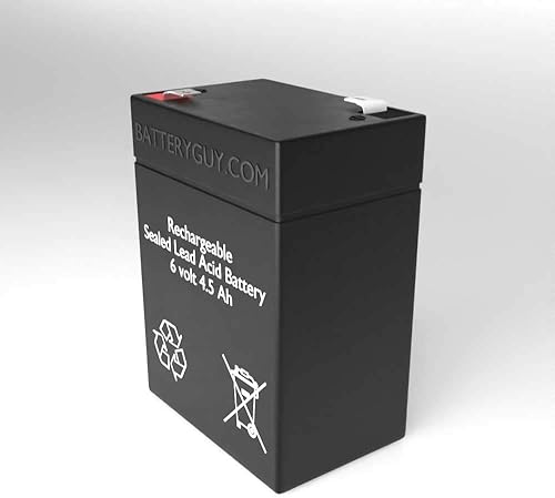 Batería SLA de repuesto 5EFF2 de 6 V 4.5 Ah – equivalente a la marca BatteryGuy (Recargable), cantidad de 1