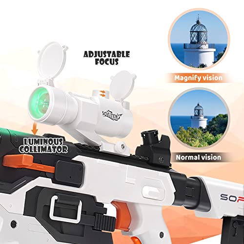 Sofiten Toy Foam Blaster Automatic Sniper Rifle With Scope, Motorized Foam Dart Toys With 120 Darts, Ir And Flashlight. The Shooting Activity Game For Boys And Girls (Vector) #TOP4