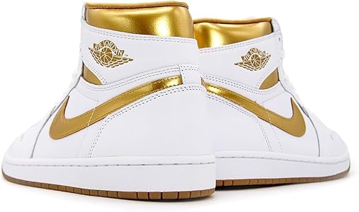 28cmエアジョーダン1 レトロ HIGH OG White and Gold NIKE WMNS AIR JORDAN 1 RETROエア ジョーダン 1 レトロ HIGH OG