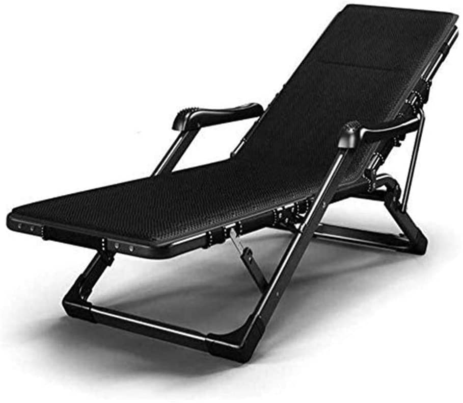 Chaise longue inclinable et pliante multi-positions pour sieste et balcon