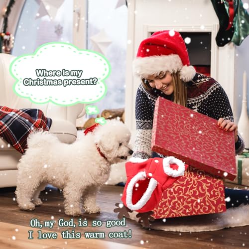 Disfraz navideño para perro tamaño grande miniatura 6