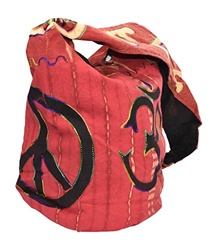 Image of Mandala Crafts Hippie Bag, Large Boho Hobo Purse for Women, Crossbody Shoulder Sling Bags for Indie Style Bohemian Accessory