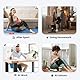 COMFIER kabelloses Knie Massagegerät, beheizte Knie Brace Wrap mit Vibration, 4 Graphene Heizung Ebenen, Geschenke für Mama Papa
