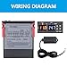 Shutao STC-3028 24V Temperature & Humidity Controller with Integrated Sensor, Dual Digital Display Thermometer Hygrometer, Incubator Controller