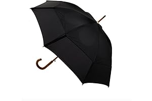 GustBuster Classic 48" Automatic Golf Umbrella | Strong Windproof Frame & 190T...