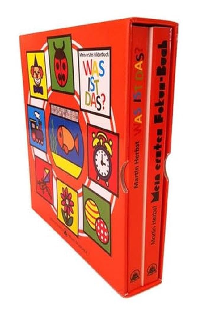 Mein erstes Fokusbuch - Baby lernt sehen & Mein erstes Bilderbuch WAS IST DAS?: 2 Pappbilderbücher