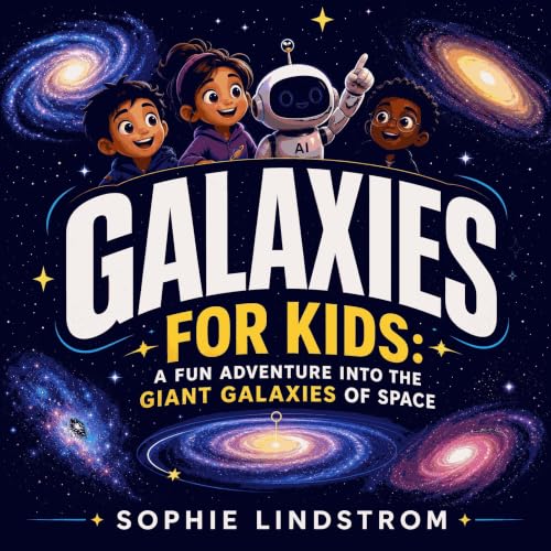 『Galaxies for Kids: A Fun Adventure into the Giant Galaxies of Space』のカバーアート