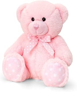 25cm Baby Spotty Bear- Pink