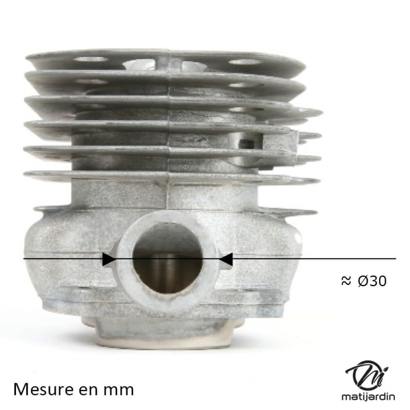 Matijardin - Cylindre piston pour tronçonneuse compatible avec Husqvarna 371, 372, 372XP, 362 avant 2007. Ø 50 mm