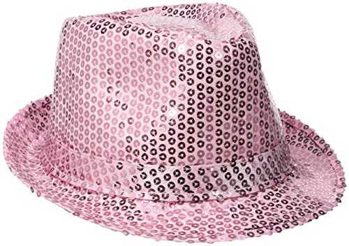 Be Wicked Women's Sequin Fedora Hat