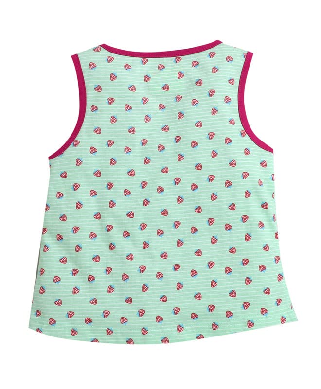 Image of BUMZEE Girl's Cotton Printed Regular Fit T-Shirt