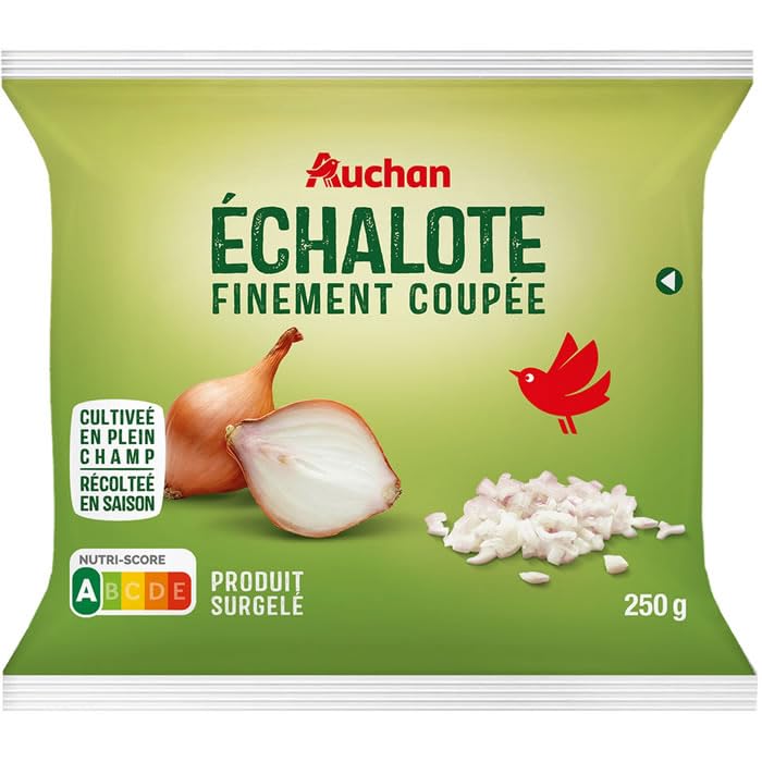 AUCHAN Échalote coupée 250 g