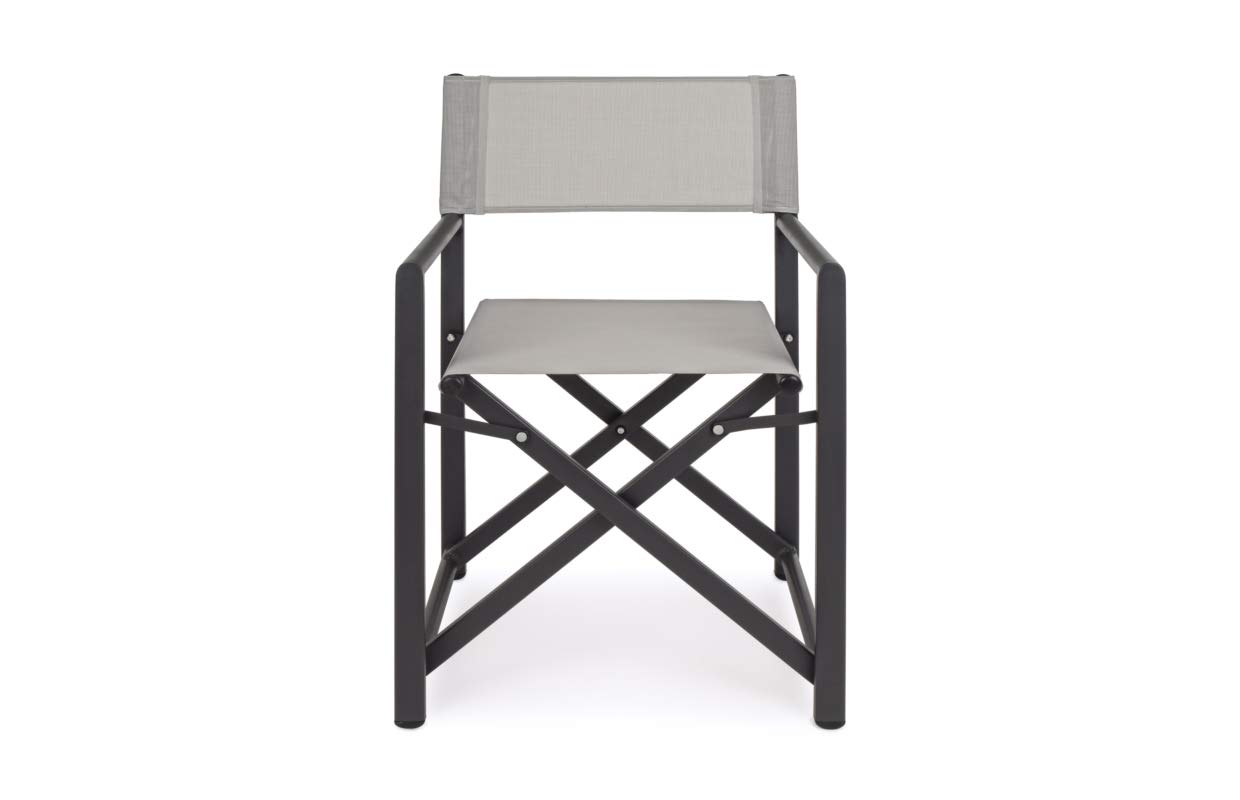 Sedia Regista Taylor Grigio Scuro/bone Bizzotto Cod.0662473