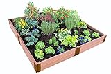 Frame It All Tool-Free Classic Sienna Raised Garden Bed 8' x 8' x 11