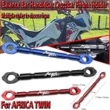 Uchwyty kierownicy motocyklowej Akcesoria motocyklowe równoważnia kierownica poprzeczka uchwyt na telefon dla Africa Twin 1100 CRF1100L CRF L 2020-2024 2025(Titanium Africa Twin)