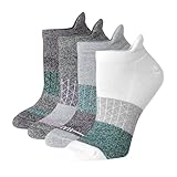 Hanes Women's Cushioned No Show Tab Socks, Absolute Active No Show Socks, Extended Sizes, 4-Pairs