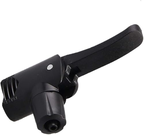 Miniatura 5 de Bomba de pista de bicicleta de doble cabezal - 2 piezas con conector de válvula de bicicleta y adaptador