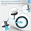 16 inch Balance Bike for 4 5 6 7 8 Year old Boys Girls, Kids No Pedal Bikes with Adjustable Seat, Toddler Walking Training Bicycle, Children's Toys Gifts, Blue