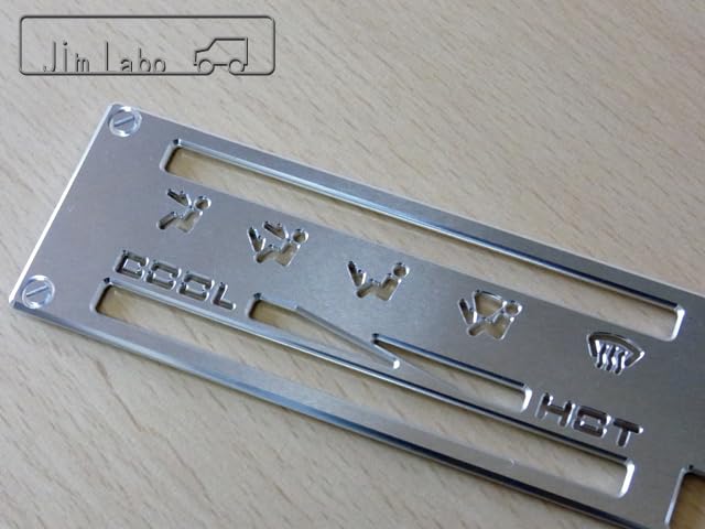 4 ジムニーJA22 JA12 JB32 アルミ削り出し エアコン パネル