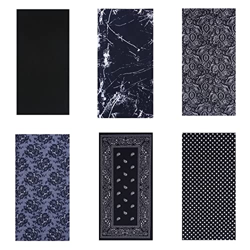 6 PCS Unisex Neck Warmer, Seamless Tube Balaclava, Face Cover, Cycling Mask, Ski Snood, Multifunctional Headwear, Neck Gaiter (Multicolor)2