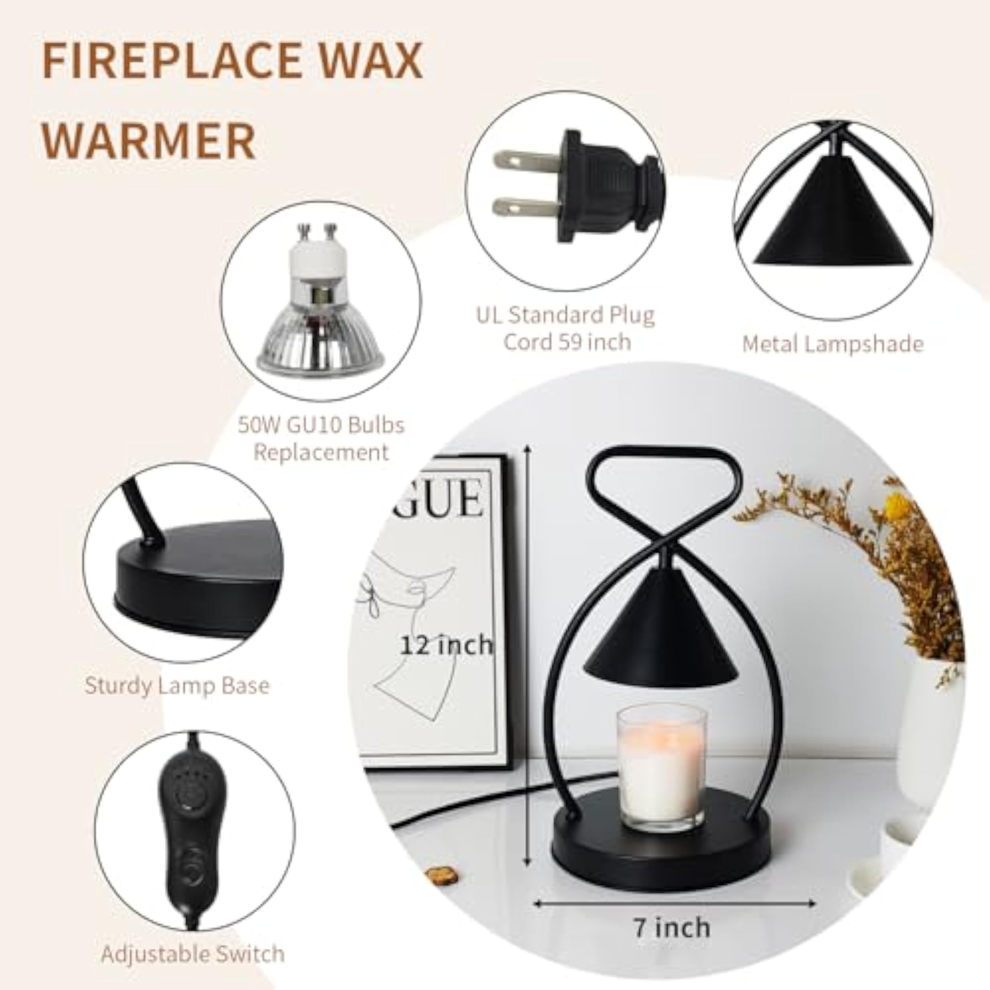 Candle Warmer Lamp for Home Decor
