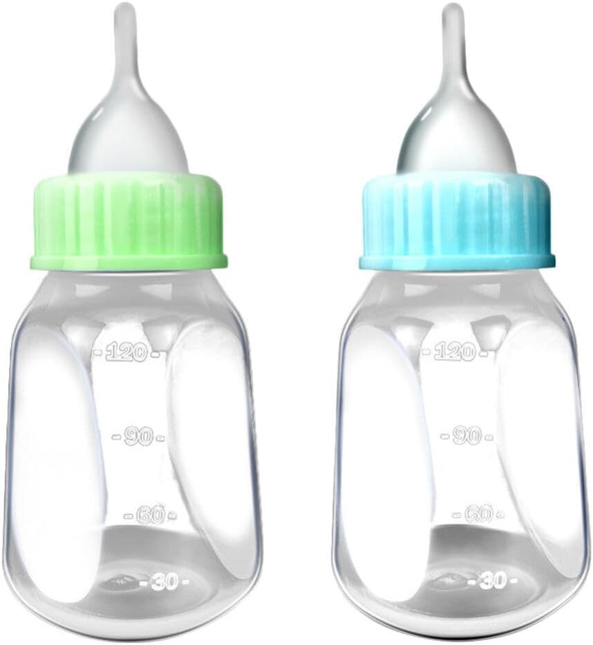 Pet Supplies Mipcase Kitten Bottles for Nursing, 2pcs Kitten Milk