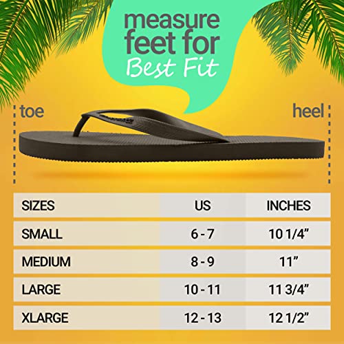 Image of Shower Shoez Men's Non-Slip Gym Pool Dorm Water Sandals Flip Flops