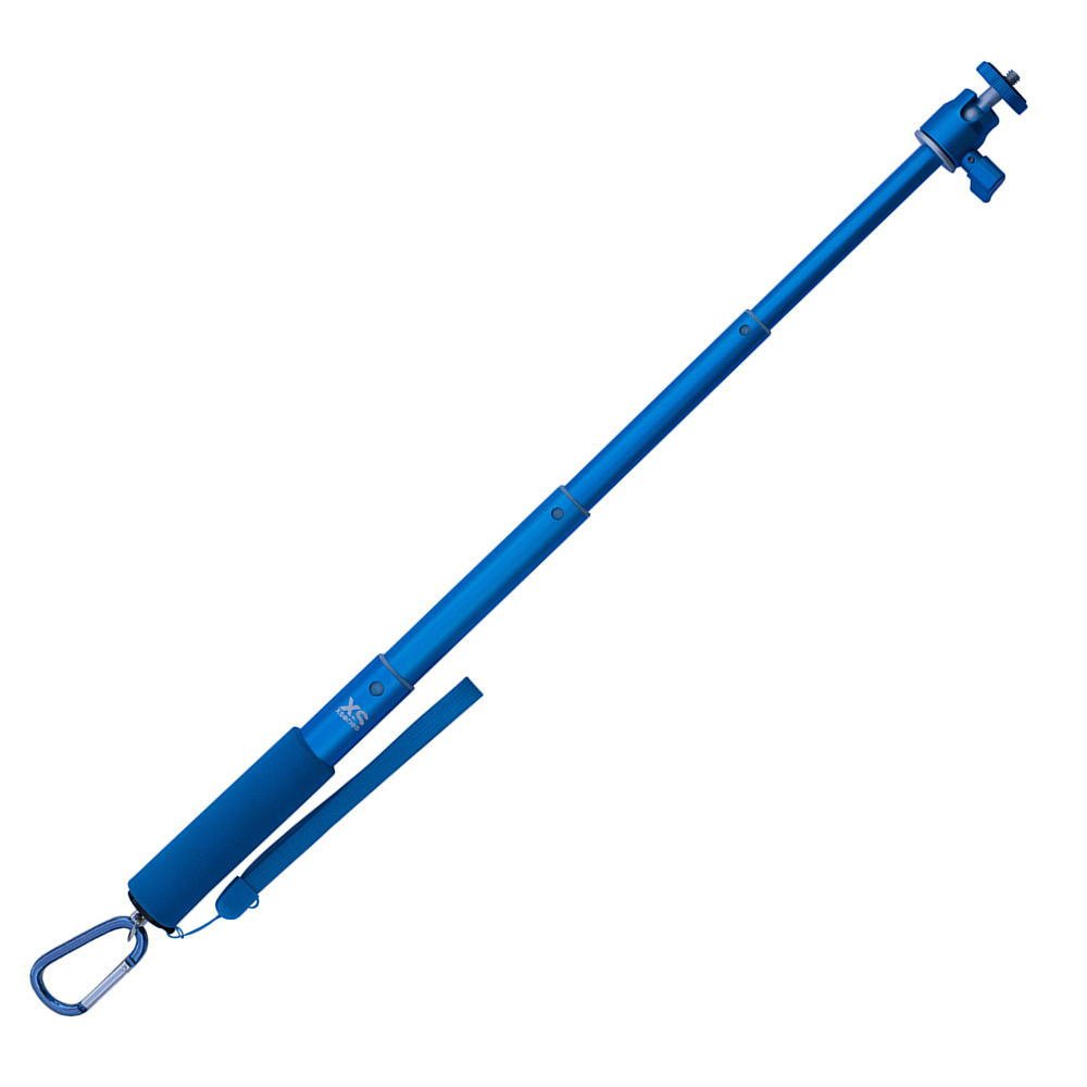 U-SHOT Perche Selfie Stick extensible Monopod téléscopique - Bleu