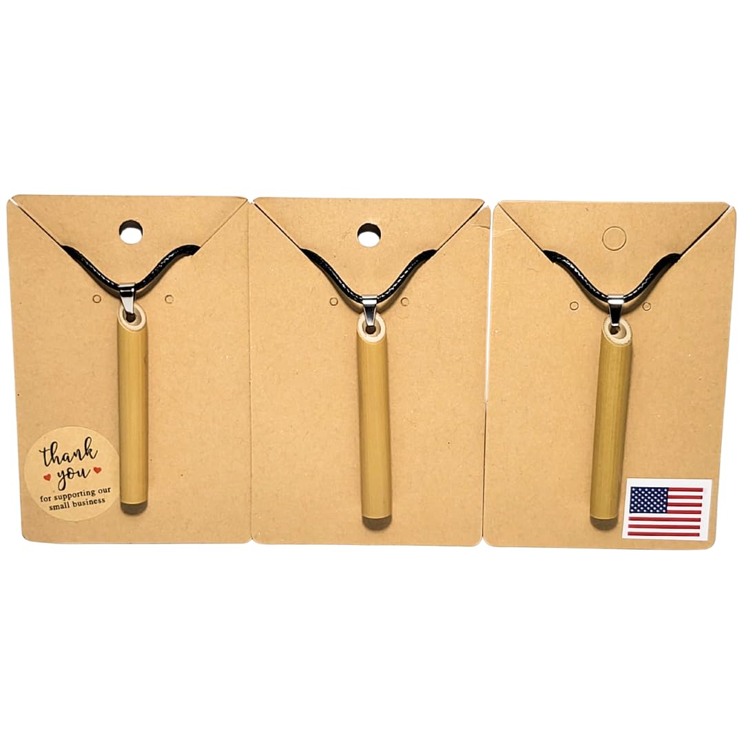 3-Pack Mindful Breathing Straw Necklaces