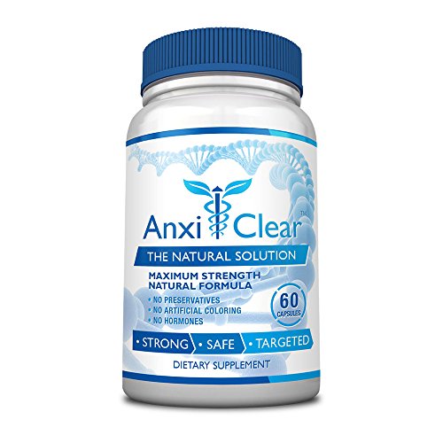 Consumer Health Anxiclear - Boosts Mood, Calms The Mind, Elevates Serotonin Levels - 5-Htp, L-Thianine - 1 Day + 1 Night #TOP4