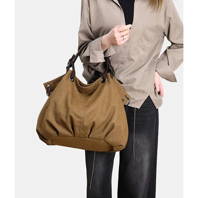 Bolso tote estilo retro japonés grande miniatura 2