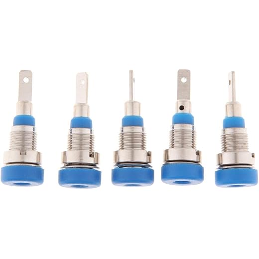 bnf 5Pieces 2mm Banana Jack Binding Post Nut for Multimeter