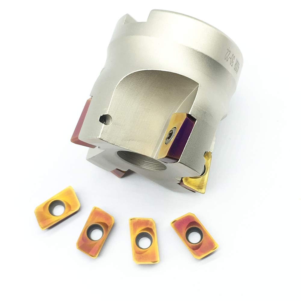 Generic APMT1604 10PCS+1PC BAP400R 50-22-4T Milling holder carbide Insert Face Mill Shoulder Cutter For Milling cutter Machine